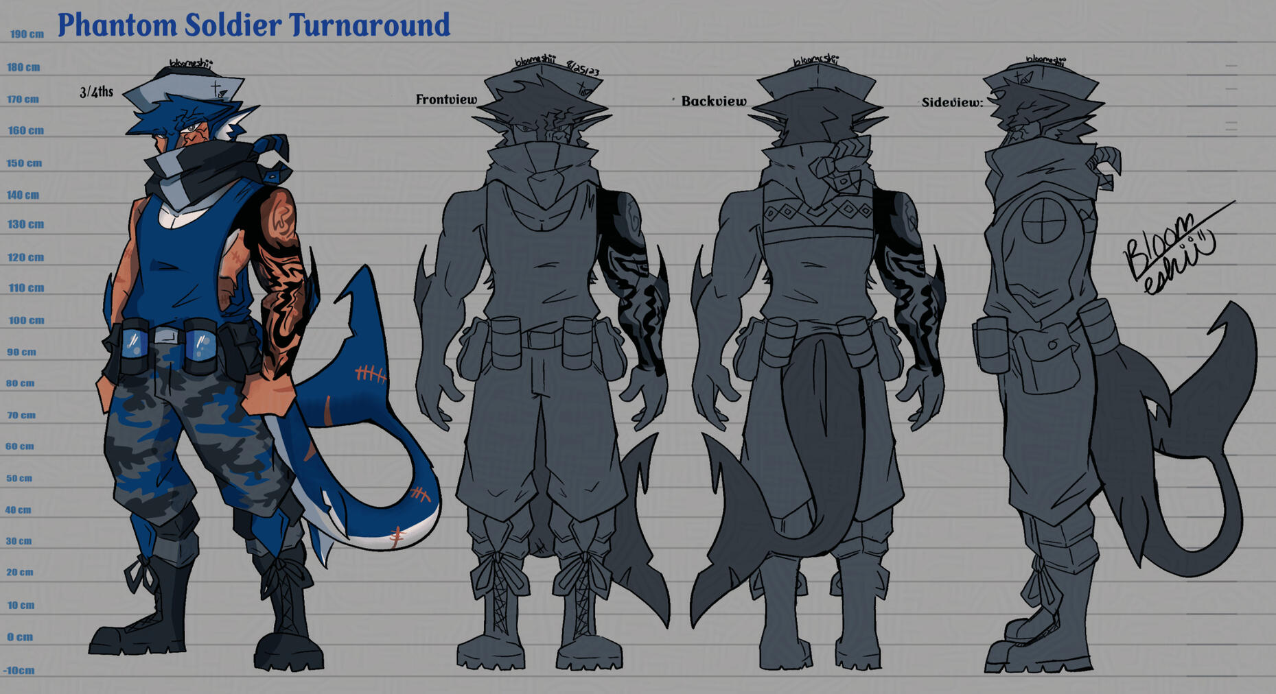 Phantom Soldier Character Design